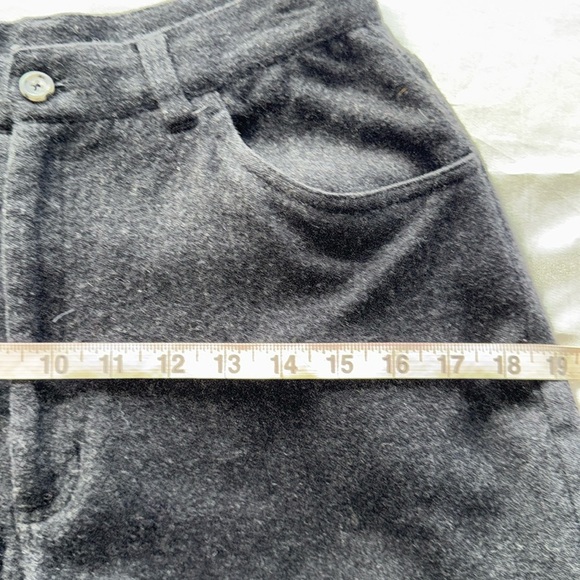 Vintage Lauren Ralph Lauren Wool Trousers Classic 5 Pocket Charcoal Gray Y2K - Picture 10 of 15